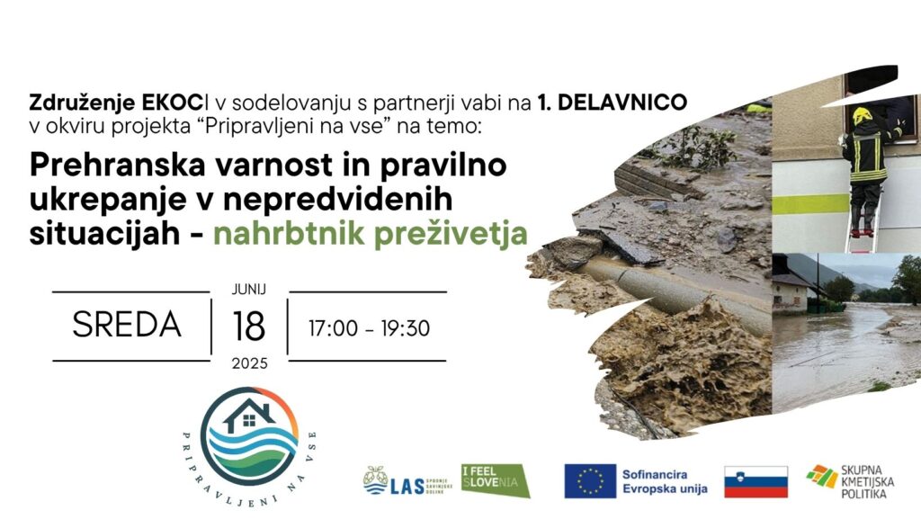 Slika, vabilo na delavnico Pripravljeni na vse